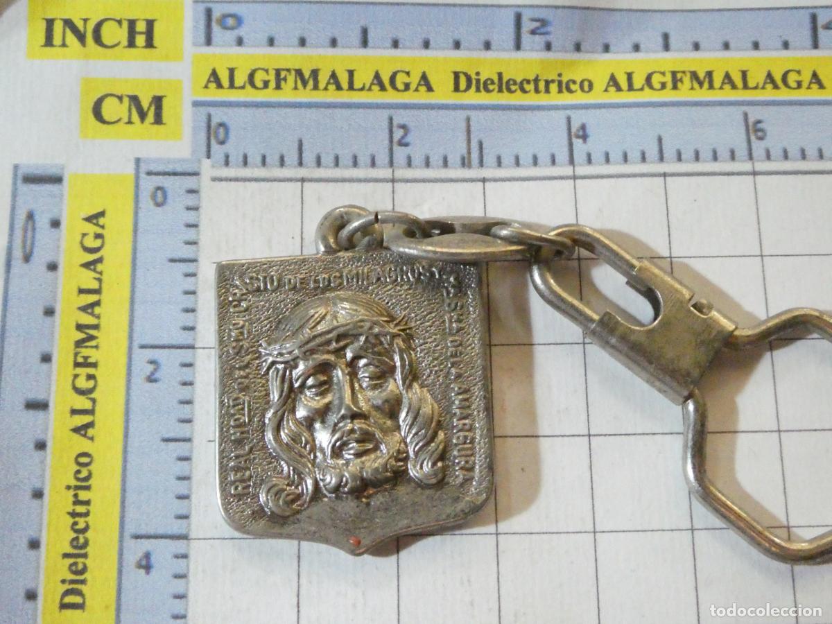 Collezionismo di Portachiavi: LLAVERO RELIGIOSO SEMANA SANTA. HERMANDAD CRISTO DE LOS MILAGROS VIRGEN AMARGURA ZAMARRILLA M&Aacute;LAGA