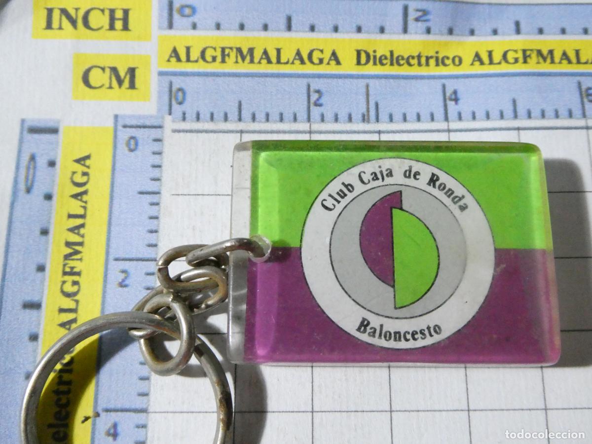 Collection of Keychains: LLAVERO DE DEPORTES. BALONCESTO. CLUB CAJA RONDA M&Aacute;LAGA. UNICAJA.