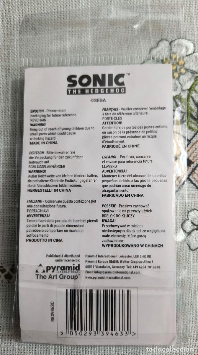 Coleccionismo de llaveros: LLAVERO DE SONIC THE HEDGEHOG - NUEVO - Foto 2