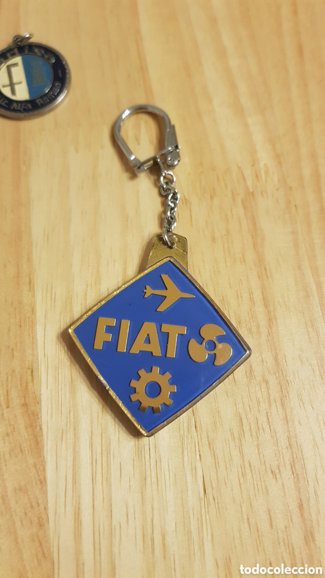 Coleccionismo de llaveros: Llavero antiguo Fiat