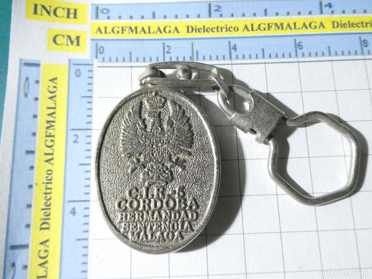 Coleccionismo de llaveros: LLAVERO RELIGIOSO MILITAR,. CIR 5 C&Oacute;RDOBA HERMANDAD DE LA SENTENCIA SEMANA SANTA M&Aacute;LAGA