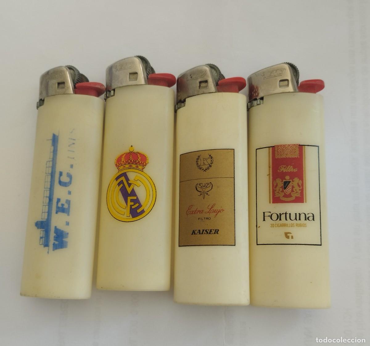 Coleccionismo de llaveros: Lote de 4 mecheros bic de colecci&oacute;n privada - Foto 1