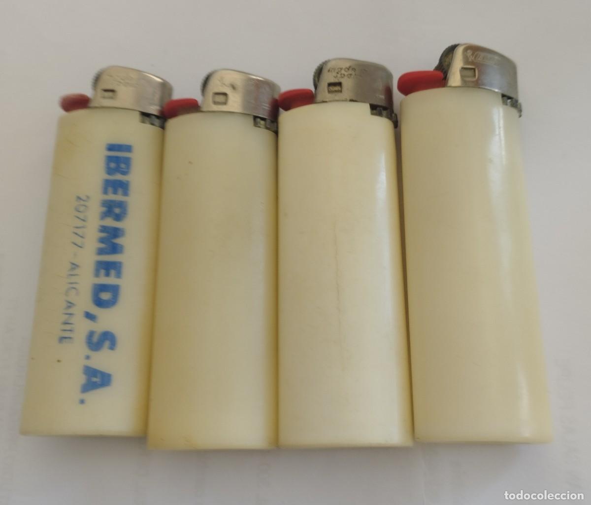 Coleccionismo de llaveros: Lote de 4 mecheros bic de colecci&oacute;n privada - Foto 2