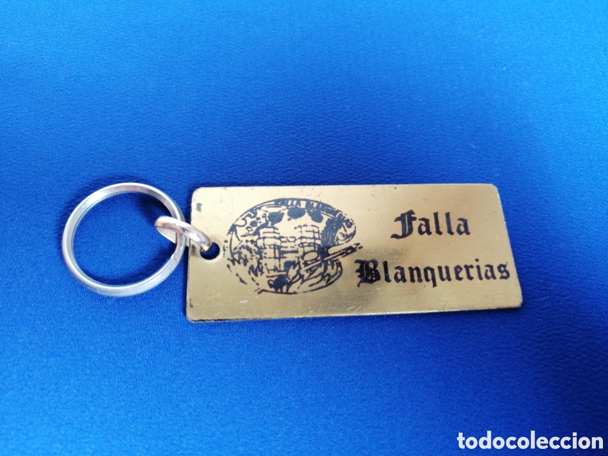Coleccionismo de llaveros: FALLA BLANQUERIAS LLAVERO ANTIGUO - Foto 1
