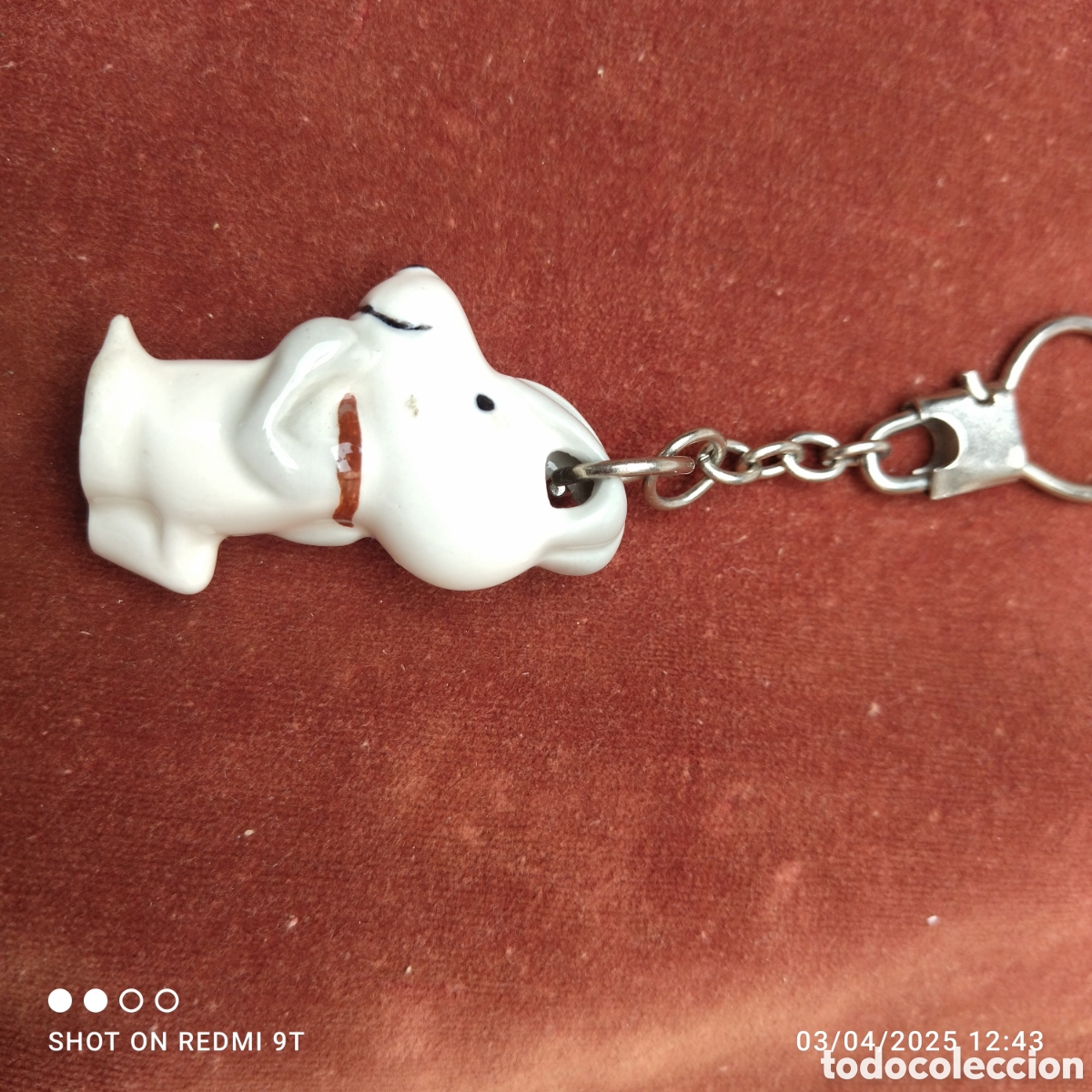 Coleccionismo de llaveros: Llavero cer&aacute;mica snoopy - Foto 2