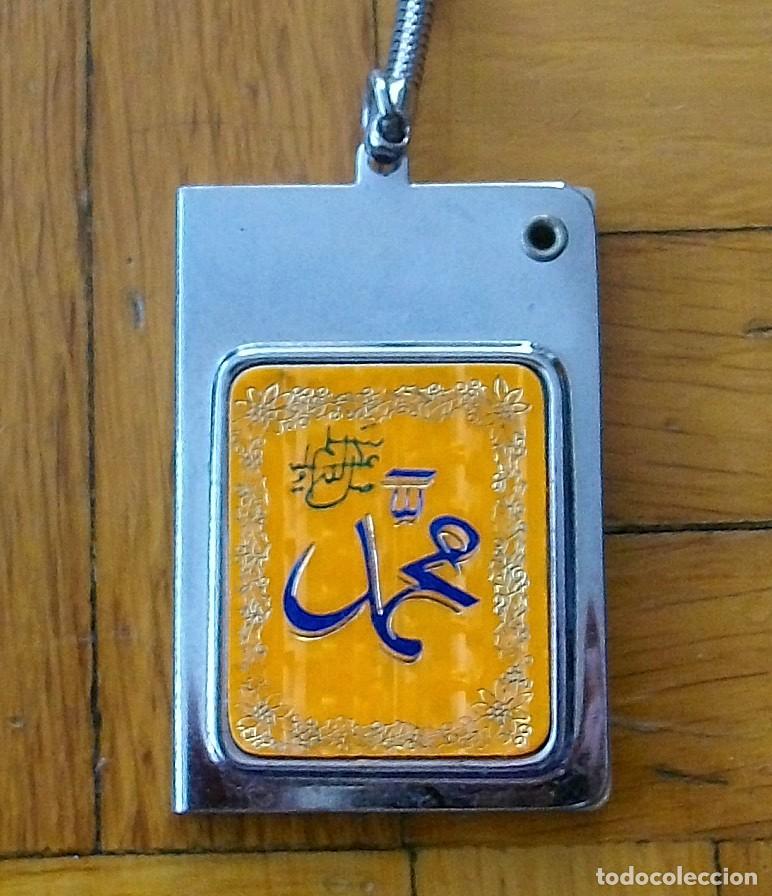 Coleccionismo de llaveros: Marruecos. Islam. Llavero. Met&aacute;lico. 5x3,5 cm. Con agenda telef&oacute;nica dentro. Anotaciones bol&iacute;grafo.
