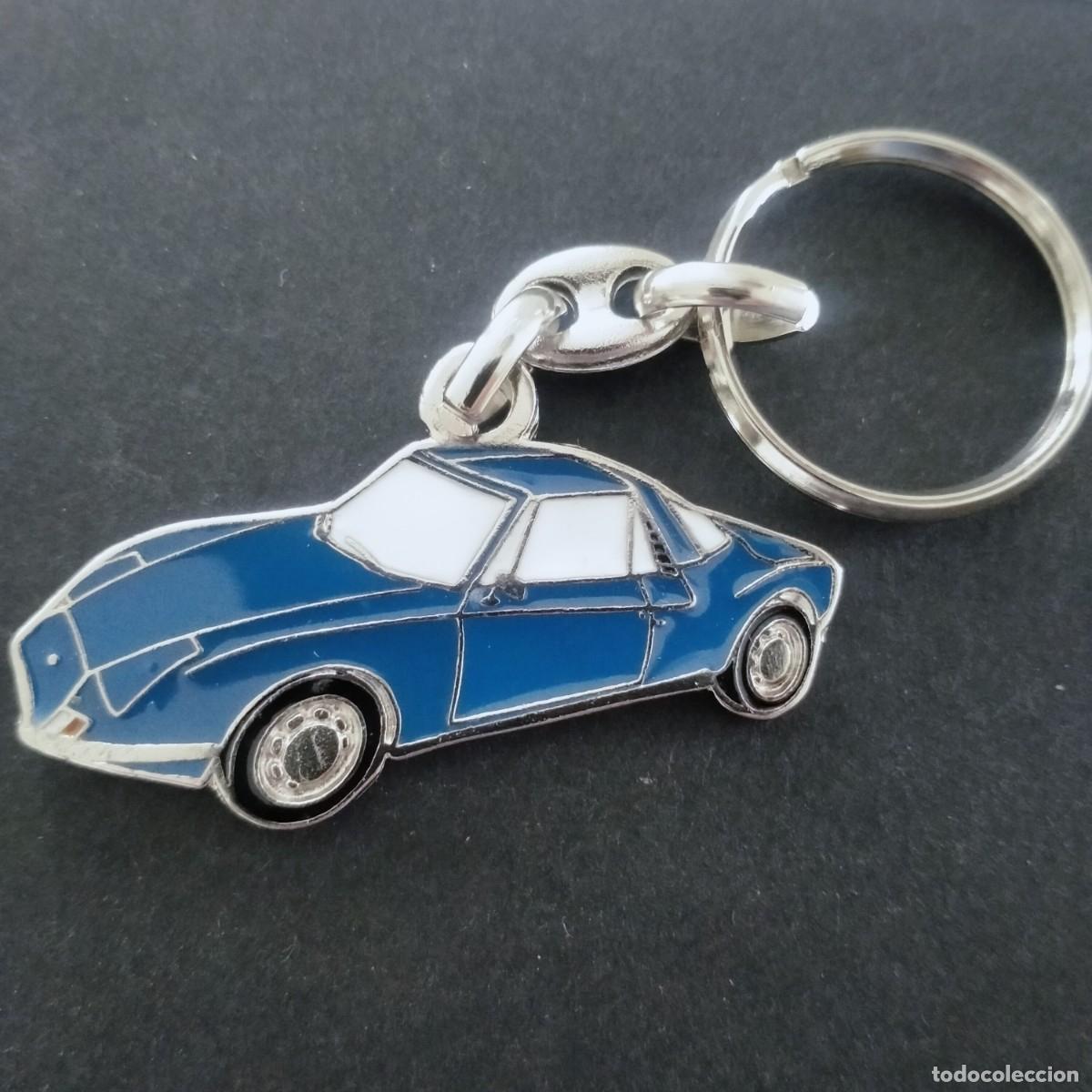 Colecionismo de porta-chaves: llavero matra 530 azul