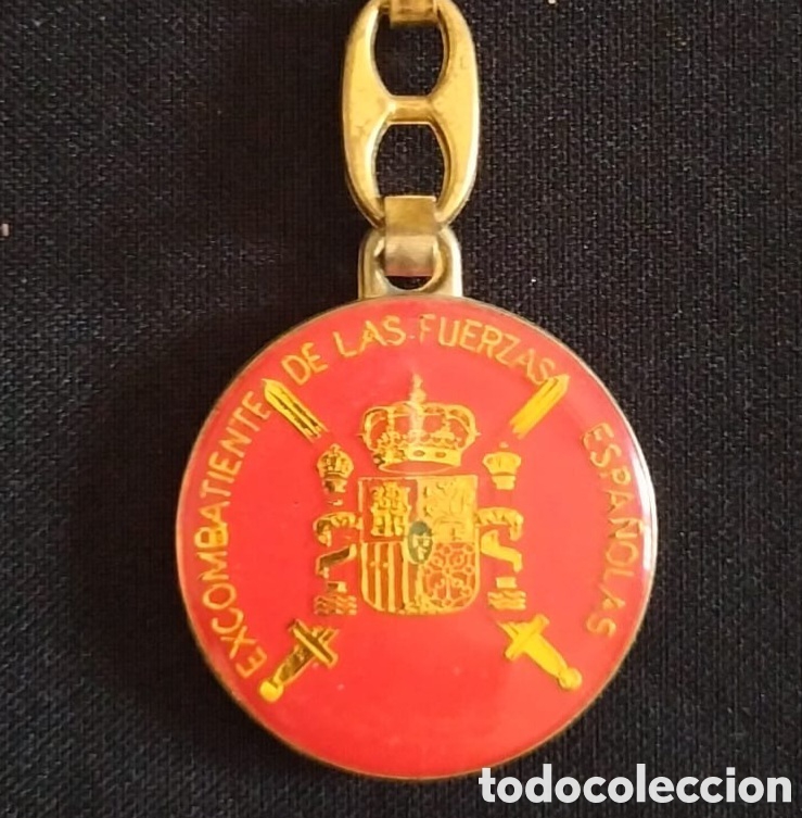 Coleccionismo de llaveros: LLAVERO EX-COMBATIENTES EJERCITO ESPA&Ntilde;OL - Foto 1