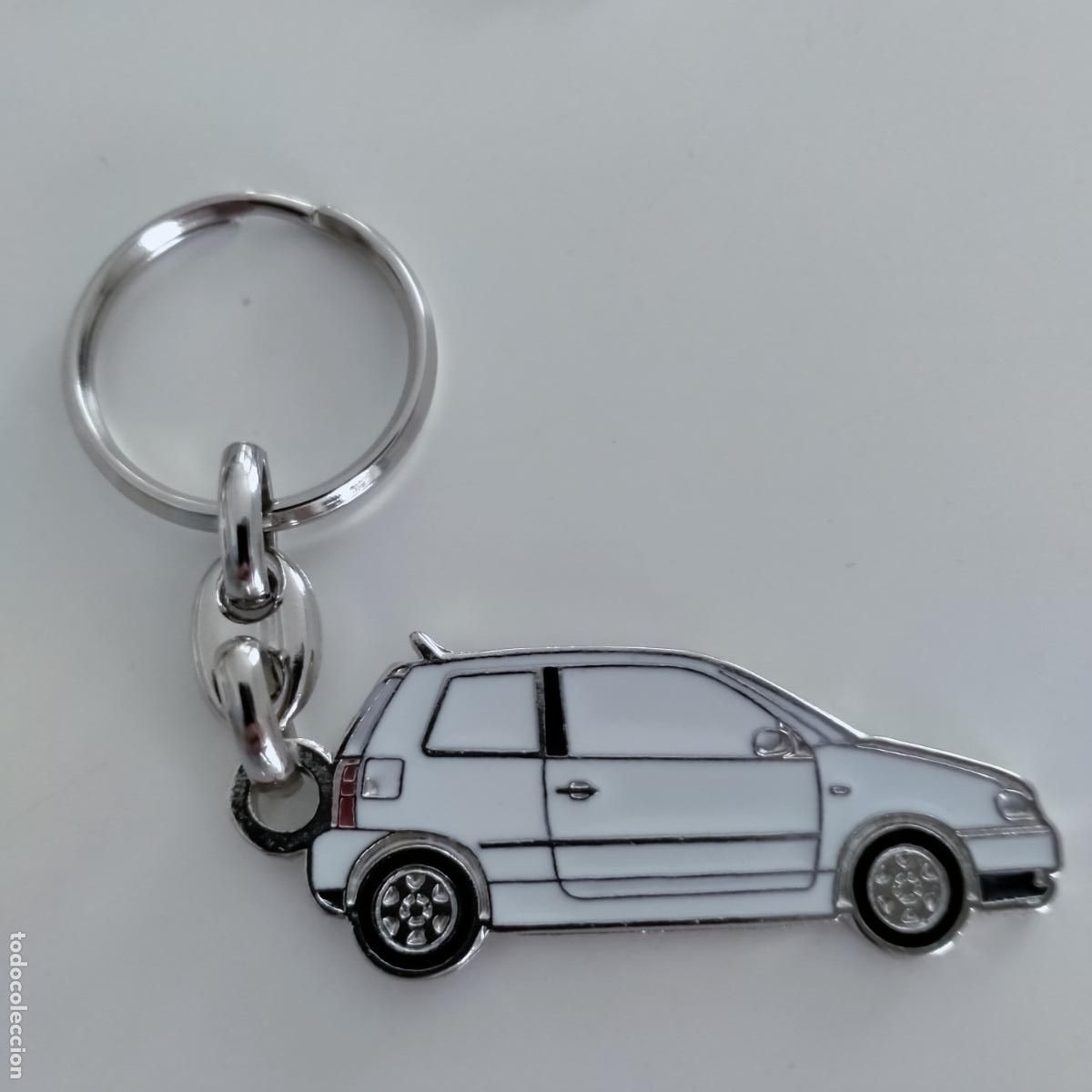 Coleccionismo de llaveros: Llavero seat arosa blanco