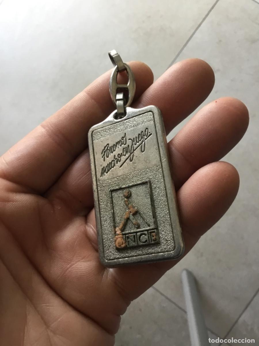 Sammlung von Schl&uuml;sselanh&auml;ngern: Llavero ONCE Antiguo