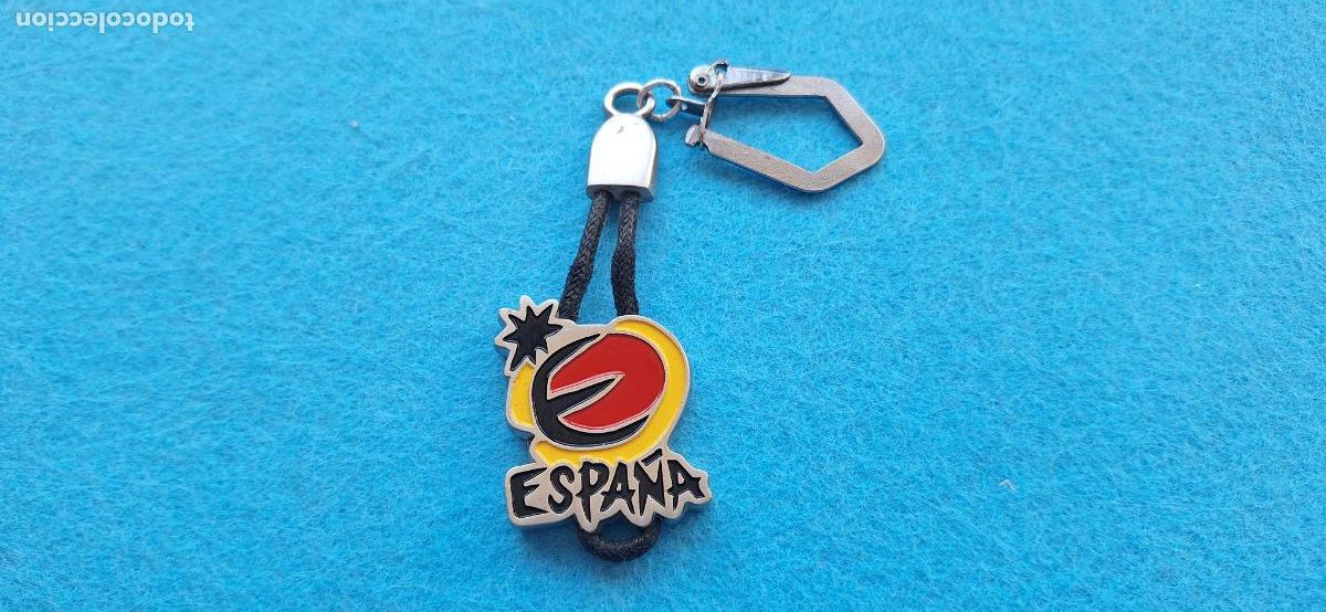Coleccionismo de llaveros: Llavero publicitario de Espa&ntilde;a. Emblema de Espa&ntilde;a - Dise&ntilde;o Joan Mir&oacute;