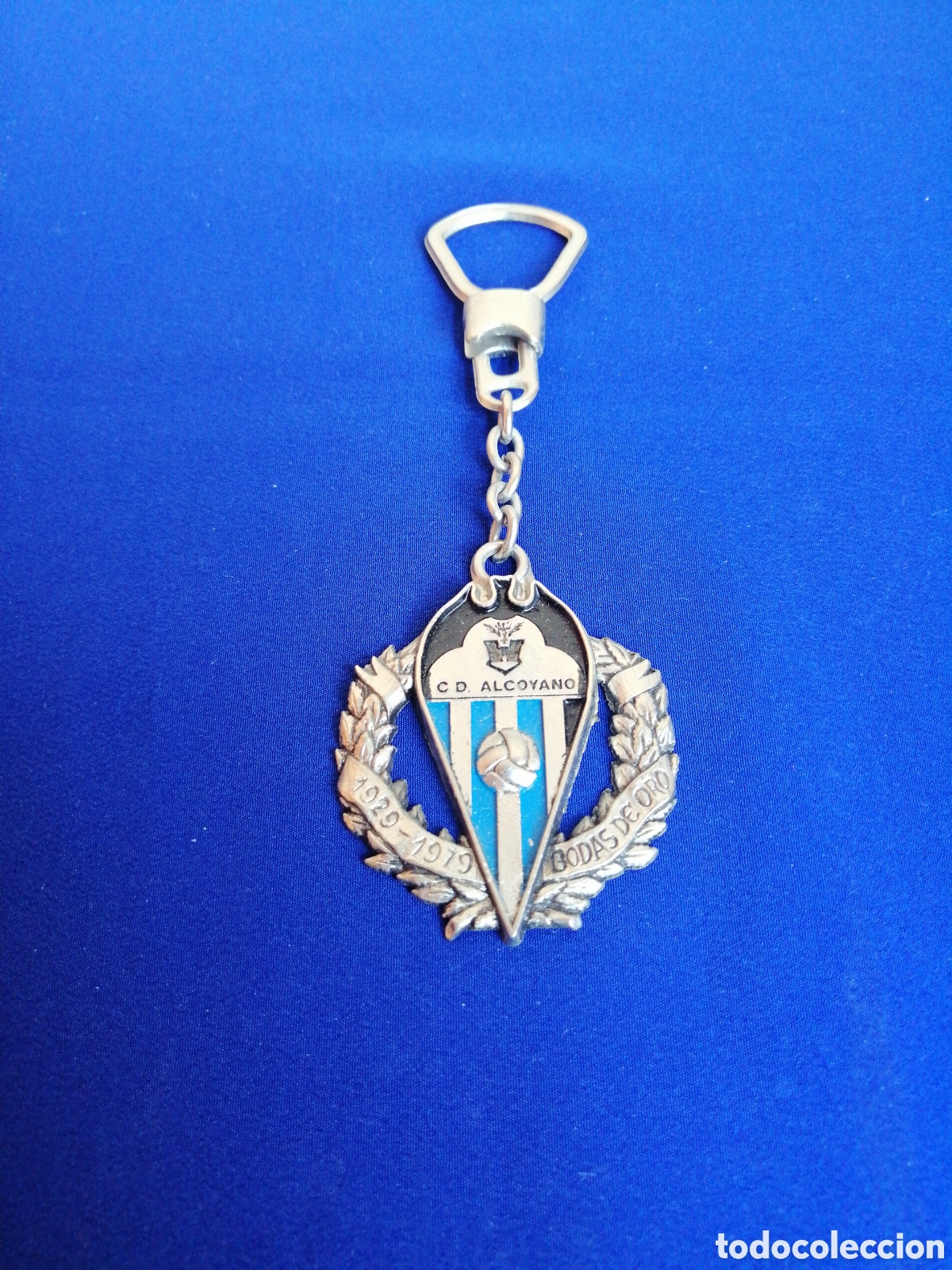 Coleccionismo de llaveros: CLUB DEPORTIVO ALCOYANO - BODAS DE ORO 1929-1979 LLAVERO