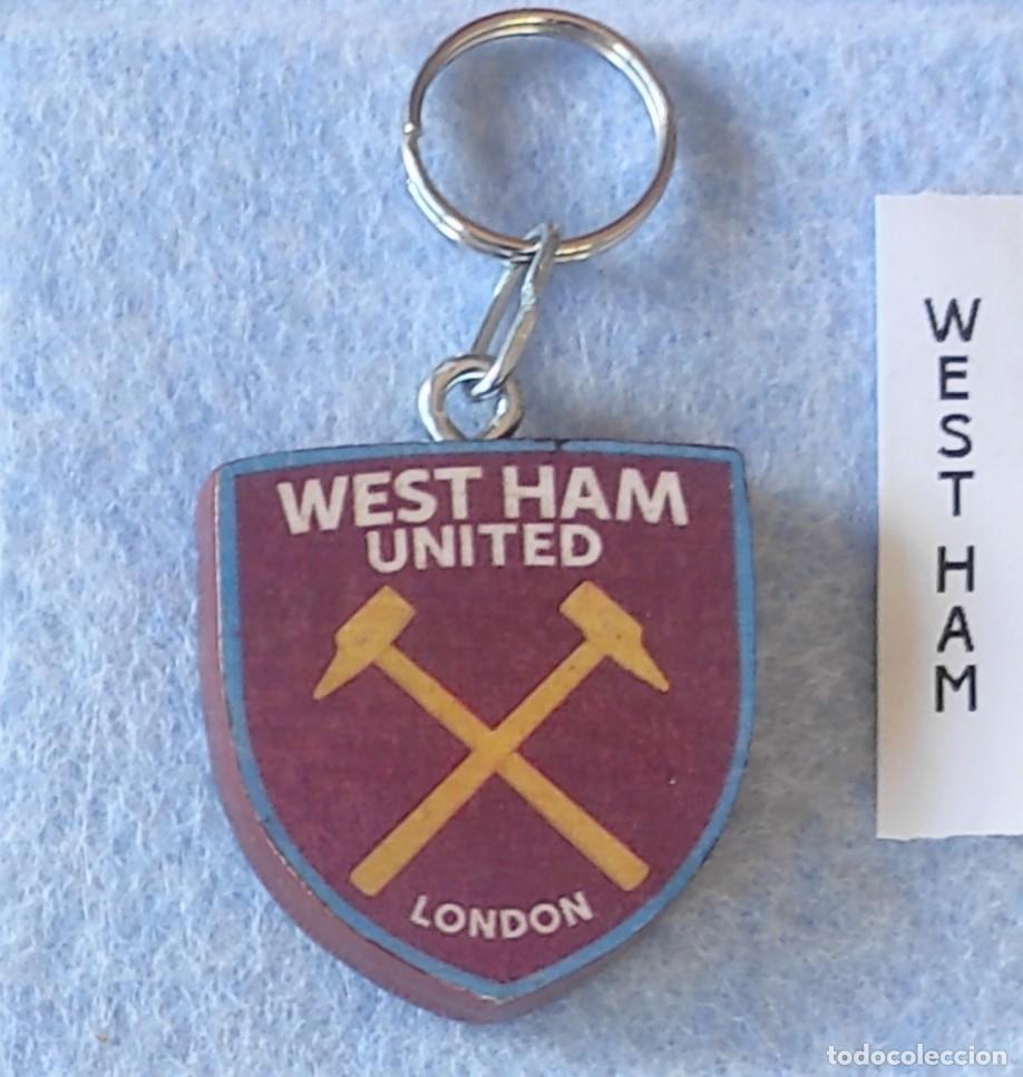 Colecionismo de porta-chaves: Llavero f&uacute;tbol liga inglesa West Ham United