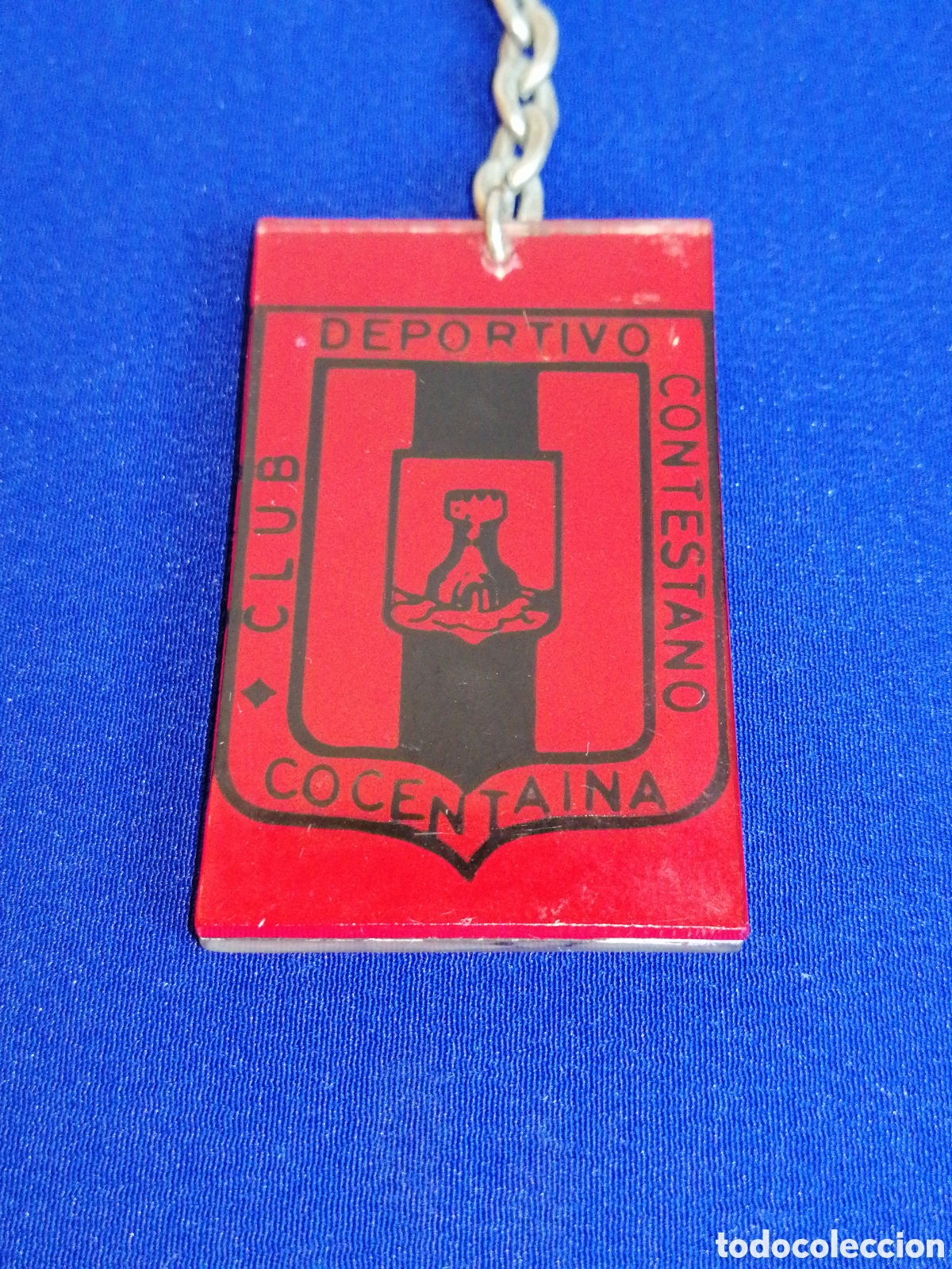 Colecionismo de porta-chaves: CLUB DEPORTIVO CONTESTAO - COCENTAINA (ALICANTE) LLAVERO ANTIGUO