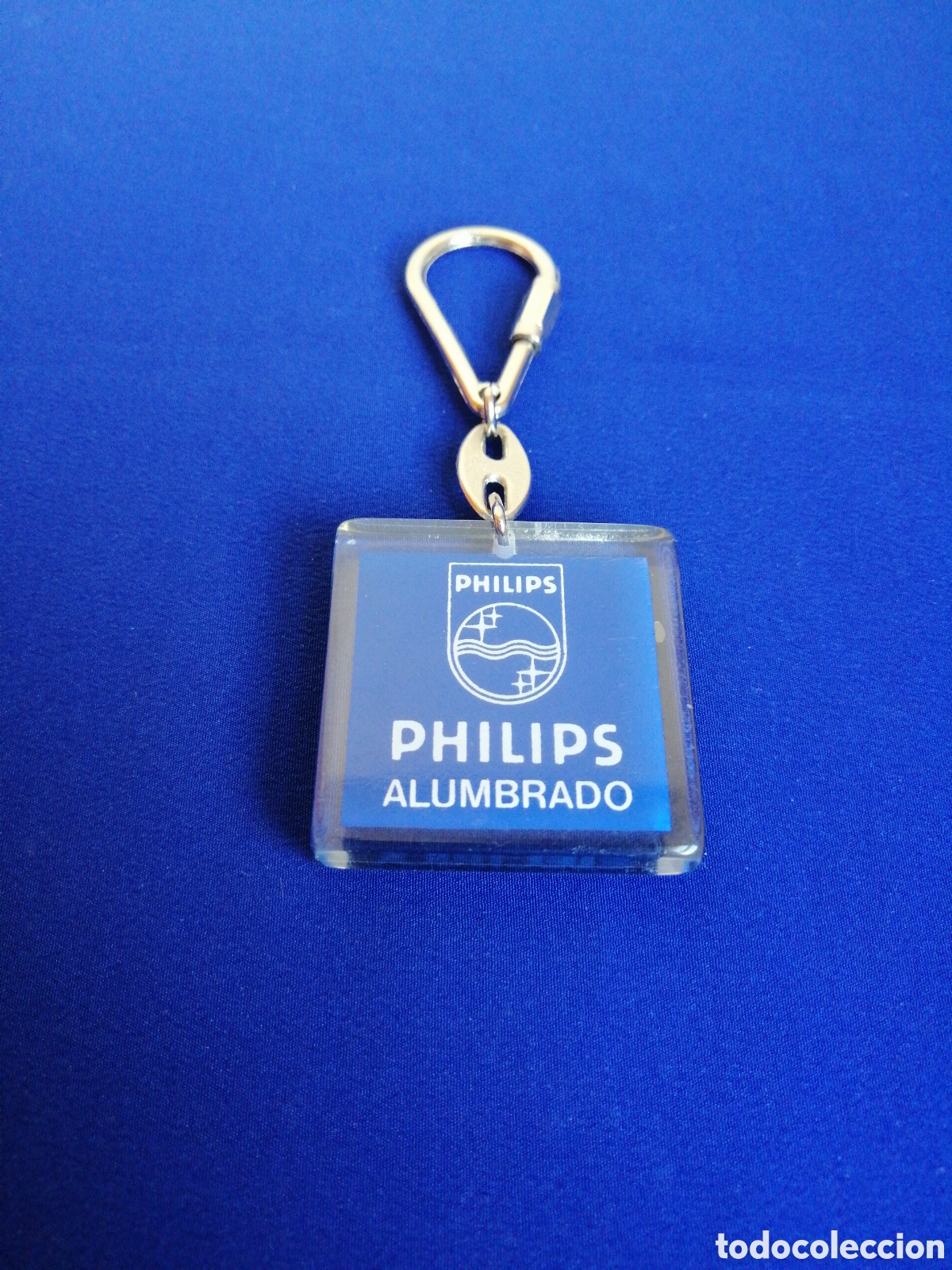 Sammlung von Schl&uuml;sselanh&auml;ngern: PHILIPS ALUMBRADO - 100 A&Ntilde;OS DE LUZ EL&Eacute;CTRICA 1879-1979 LLAVERO PUBLICIDAD