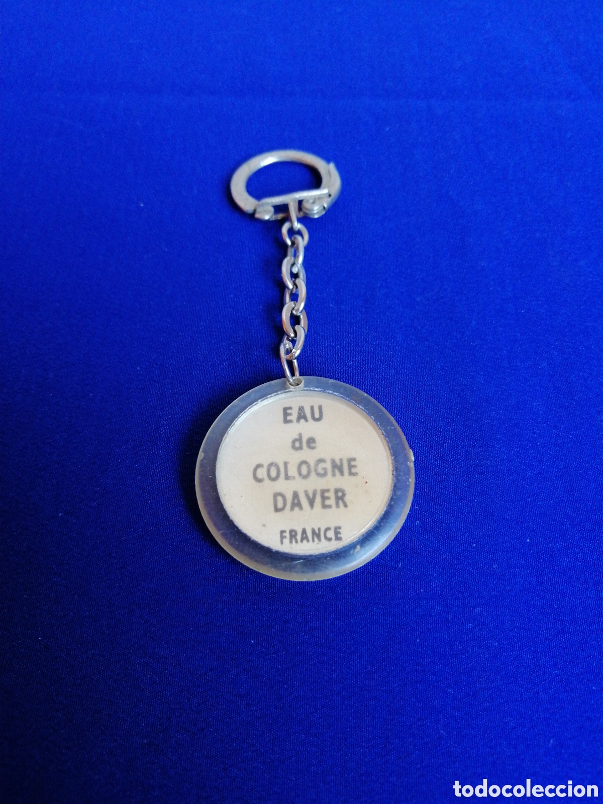 Sammlung von Schl&uuml;sselanh&auml;ngern: EAU DE COLGNE DAVER (FRANCE) LLAVERO PUBLICIDAD