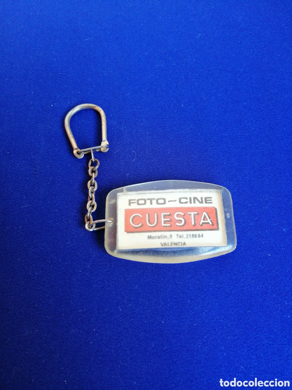 Collection of Keychains: FOTO CINE CUESTA (VALENCIA) LLAVERO PUBLICIDAD ANTIGUO