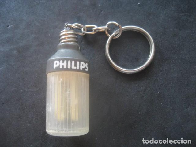 Coleccionismo de llaveros: LLAVERO PHILIPS CON FORMA DE BOMBILLA - Foto 2
