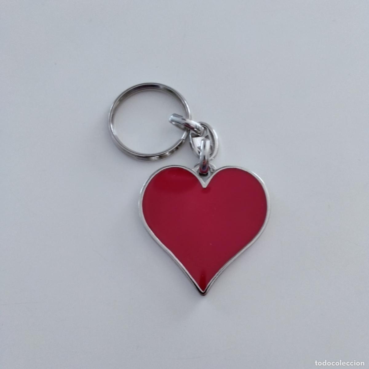 Coleccionismo de llaveros: llavero poker coraz&oacute;n