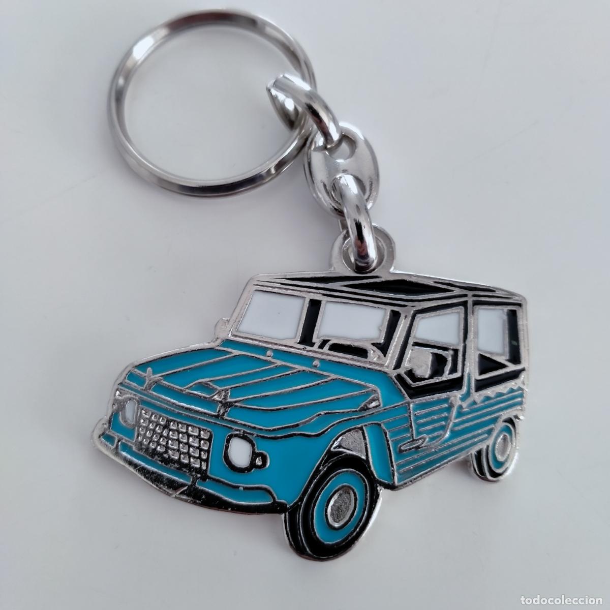 Coleccionismo de llaveros: llavero citro&euml;n mehari azul