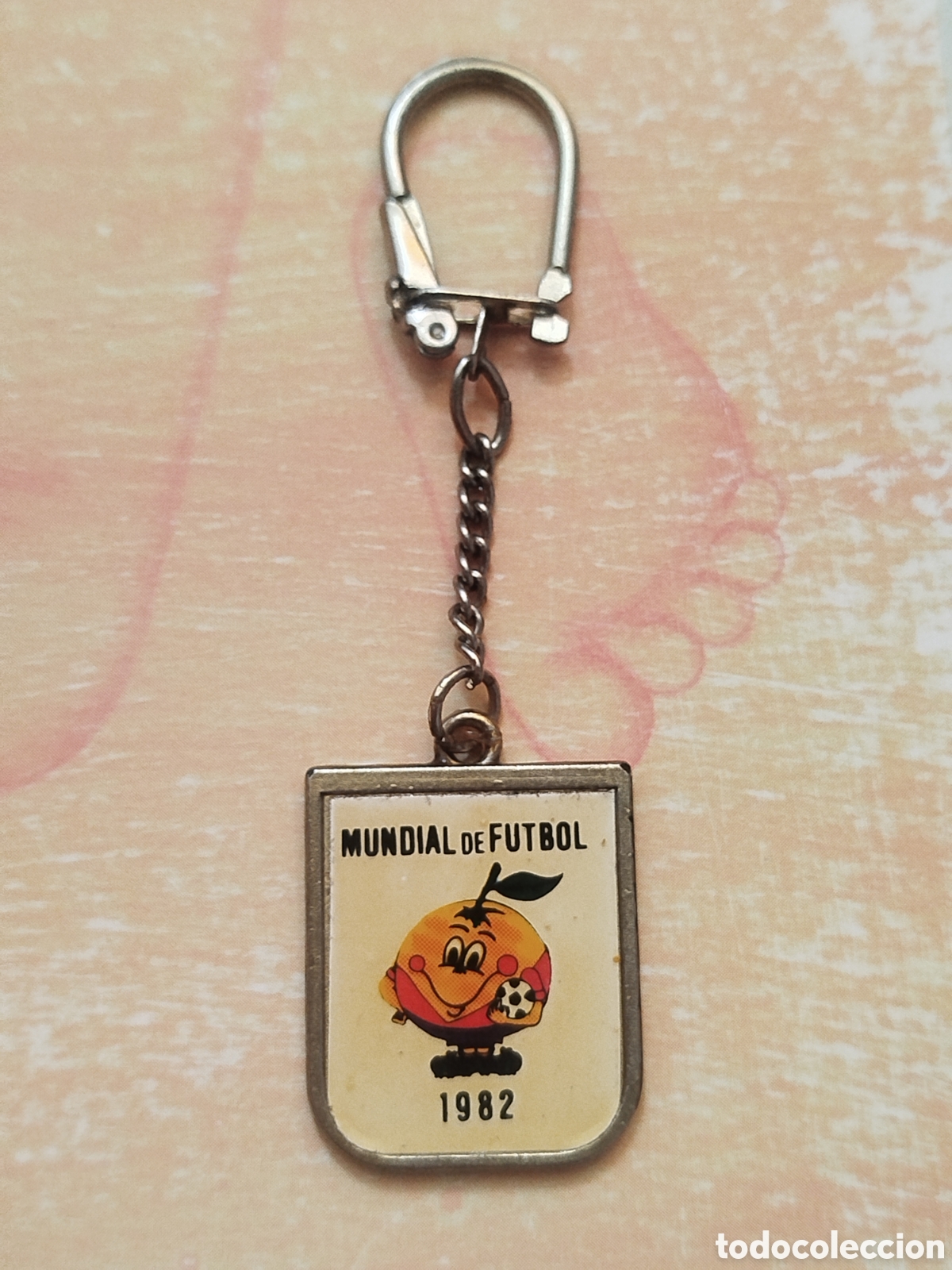 Coleccionismo de llaveros: ANTIGUO LLAVERO NARANJITO MUNDIAL DE F&Uacute;TBOL 1982
