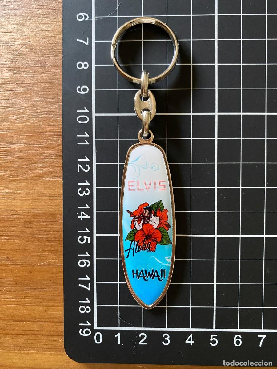 Coleccionismo de llaveros: LLAVERO METAL Y RESINA EN FORMA TABLA DE SURF SURFBOARD NUEVO Y SIN USO ELVIS PRESLEY HAWAI HAWAII