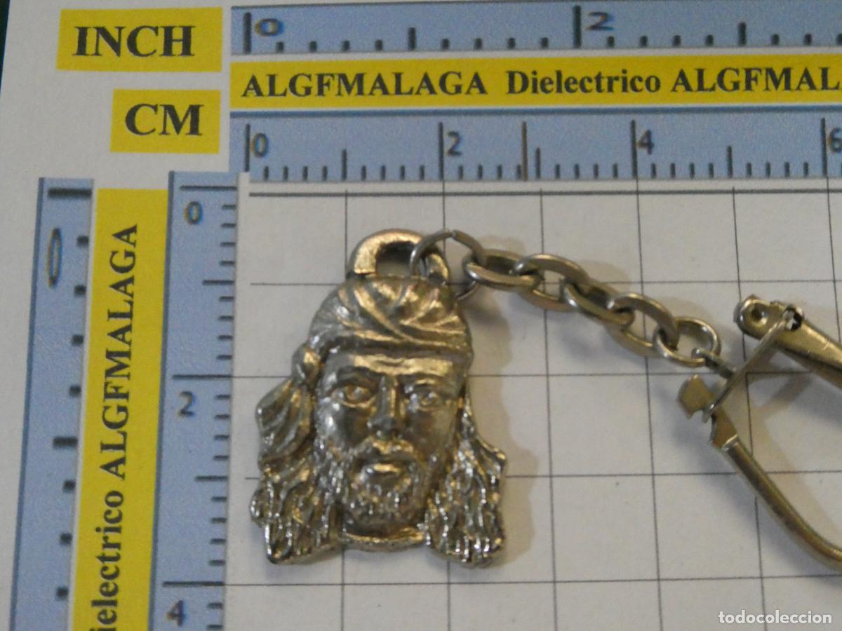 Collezionismo di Portachiavi: LLAVERO DE FIGURITAS MINIATURAS. BUSTO A DETERMINAR CON CABEZA DE JABAL&Iacute;. CAZADOR? CINE?