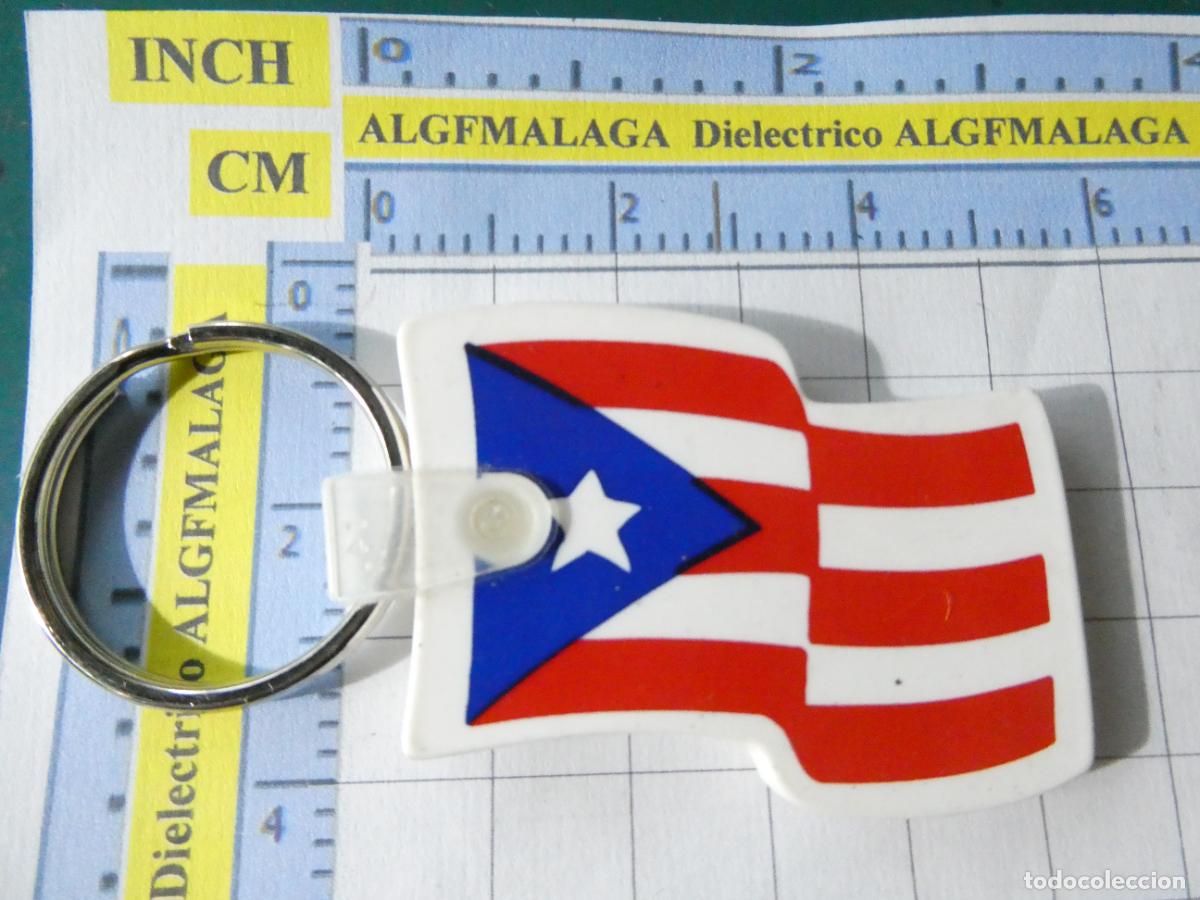 Collectionnisme de portes-cl&eacute;s: LLAVERO DE TURISMO. BANDERA PUERTO RICO