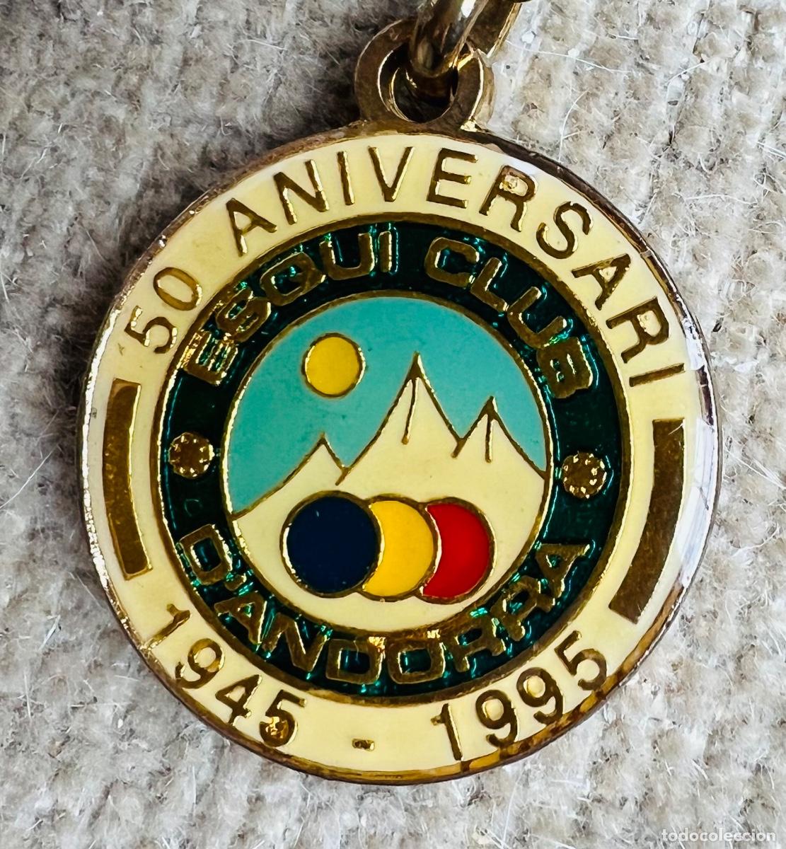 Coleccionismo de llaveros: Llavero del 50 Aniversari Esqu&iacute; Club d&rsquo;Andorra (1945 - 1995)