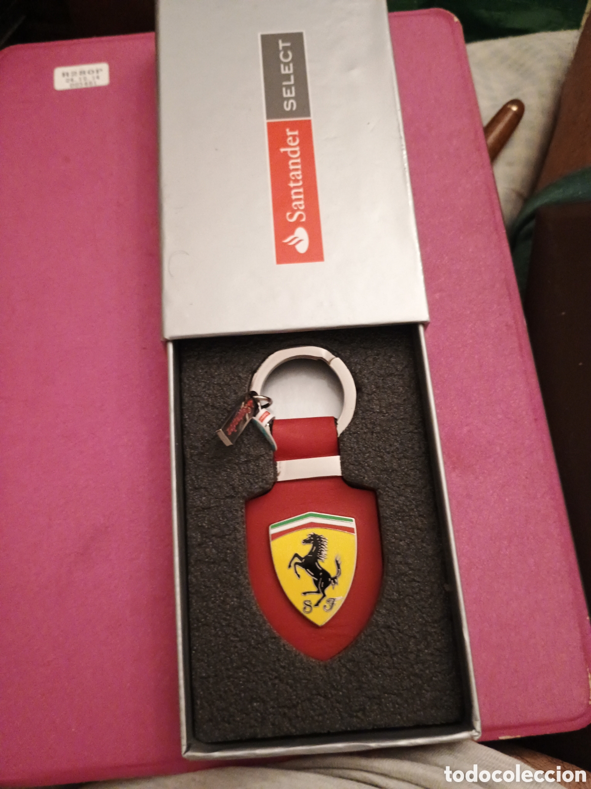 Coleccionismo de llaveros: LLAVERO FERRARI SANTANDER NUEVO