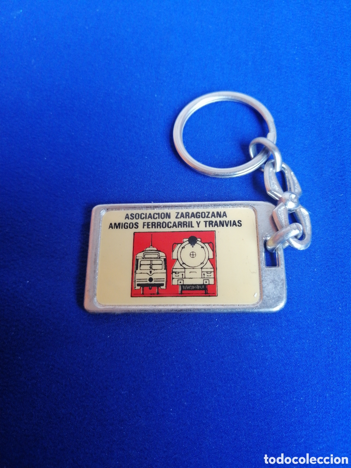 Sammlung von Schl&uuml;sselanh&auml;ngern: ASOCIACI&Oacute;N ZARAGOZA A AMIGOS FERROCARRIL Y TRANV&Iacute;AS LLAVERO