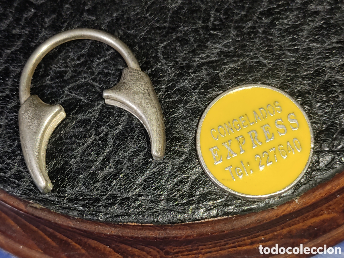 Coleccionismo de llaveros: Llavero moneda de carro & congelados express. - Foto 2