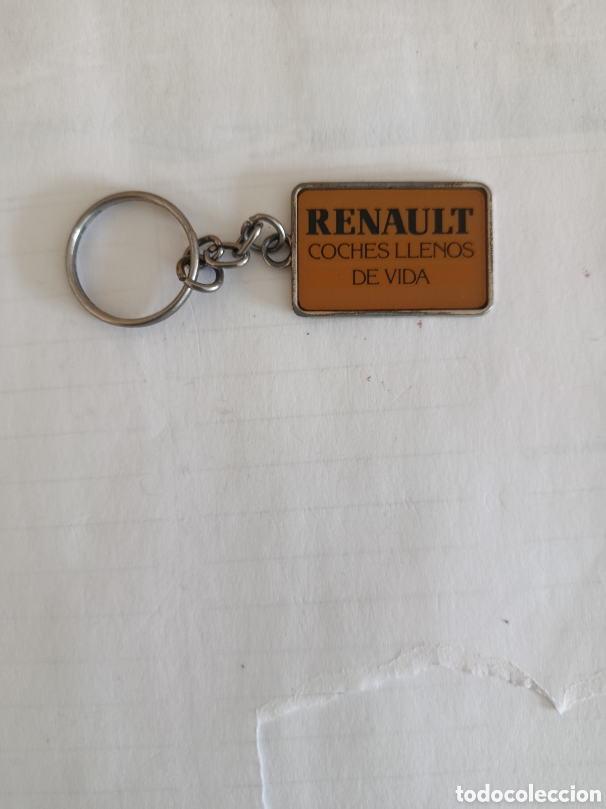 Coleccionismo de llaveros: Antiguo llavero Renault de Marcesa Badajoz