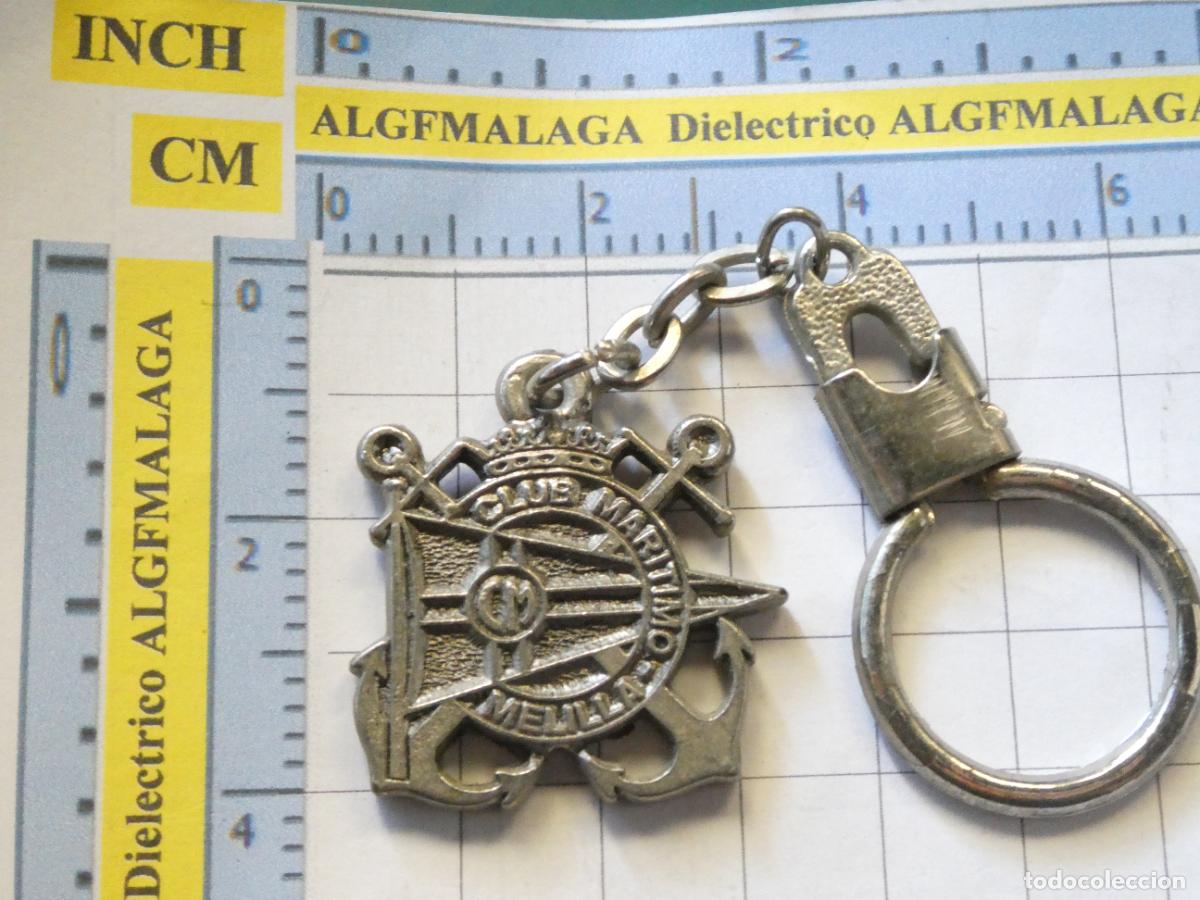 Sammlung von Schl&uuml;sselanh&auml;ngern: LLAVERO DE MELILLA. CLUB MAR&Iacute;TIMO DE MELILLA 1979 CAMPEONATO SNIPE