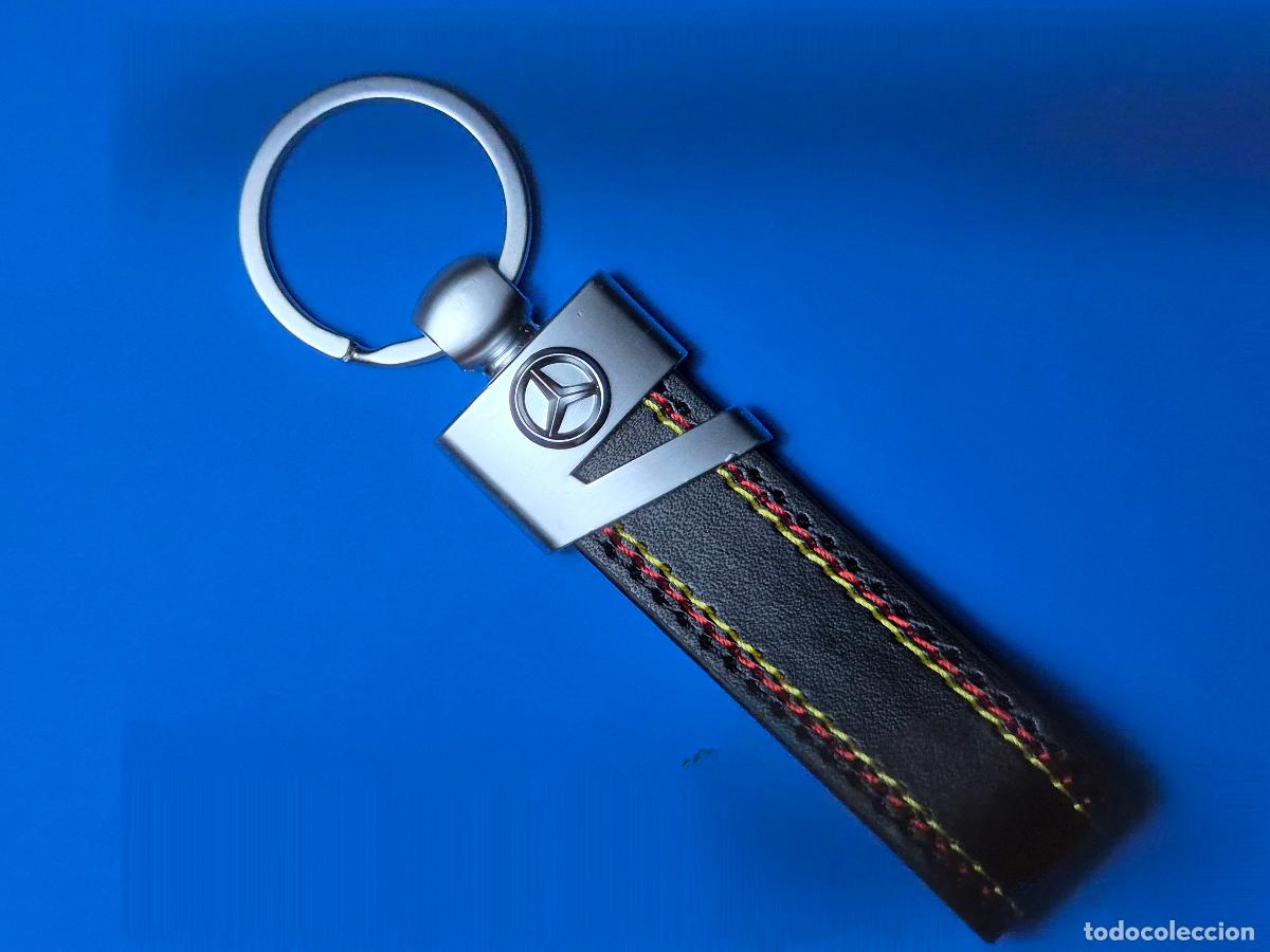 Colecionismo de porta-chaves: Llavero cuero MERCEDES