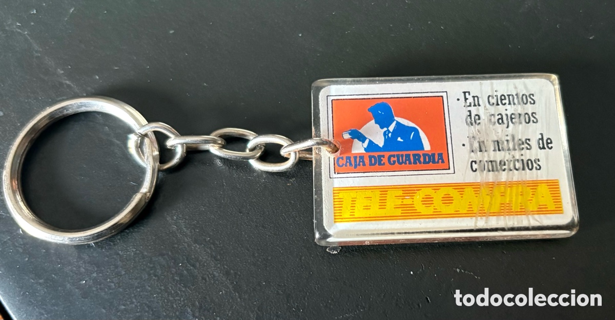 Coleccionismo de llaveros: Llavero Caja de guardia Tele-compra Caja de Ahorros de Valencia Caixa d'Estalvis de Valencia