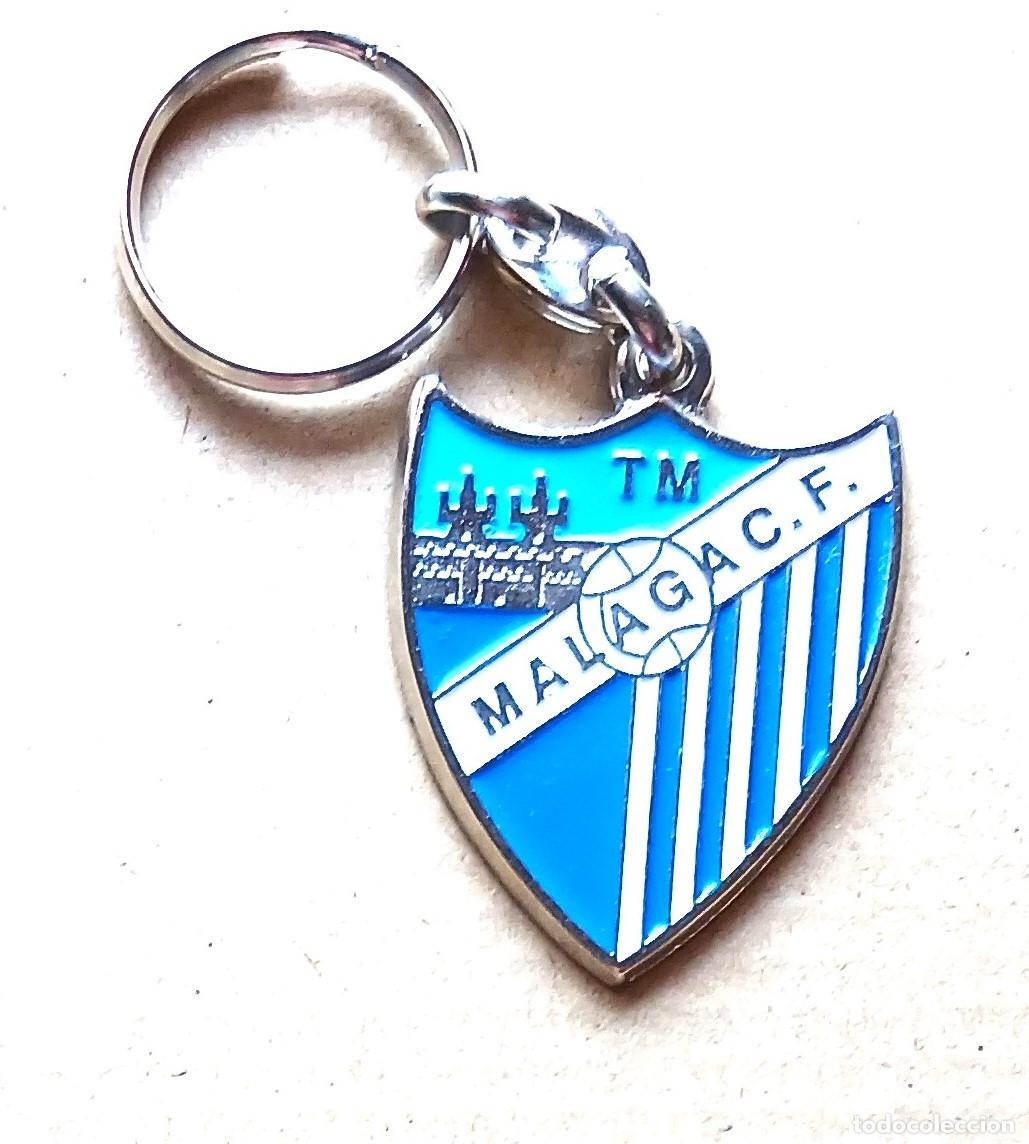Sammlung von Schl&uuml;sselanh&auml;ngern: MALAGA CF LLAVERO ESCUDO LOGO FUTBOL METAL KEYRING CHAVEIRO PORTE-CLES KEY CHAIN R22