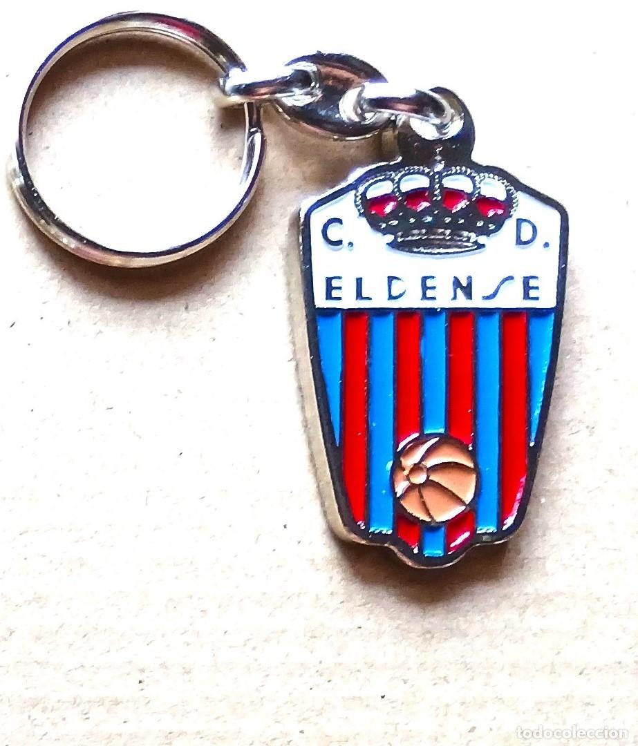 Sammlung von Schl&uuml;sselanh&auml;ngern: CD ELDENSE LLAVERO ESCUDO LOGO FUTBOL METAL KEYRING CHAVEIRO PORTE-CLES ELDA ALICANTE R32