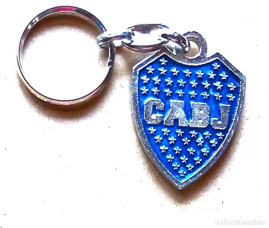 Sammlung von Schl&uuml;sselanh&auml;ngern: CA BOCA JUNIORS LLAVERO ESCUDO LOGO FUTBOL METAL KEYRING CHAVEIRO PORTE-CLES ARGENTINA R62