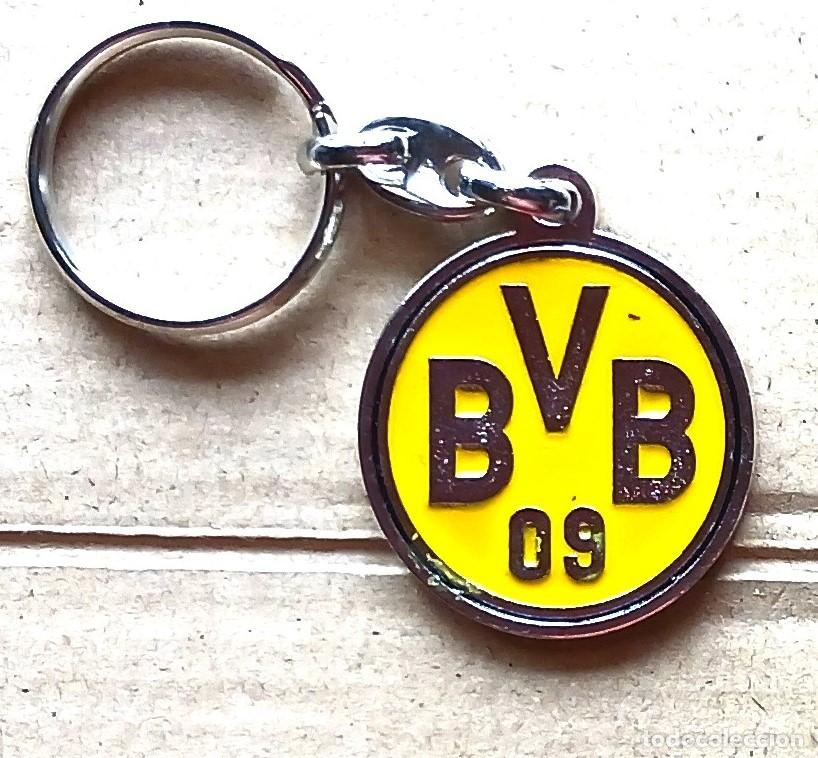 Sammlung von Schl&uuml;sselanh&auml;ngern: BORUSSIA DORTMUND LLAVERO ESCUDO LOGO FUTBOL METAL KEYRING CHAVEIRO PORTE-CLES KEY CHAIN R69