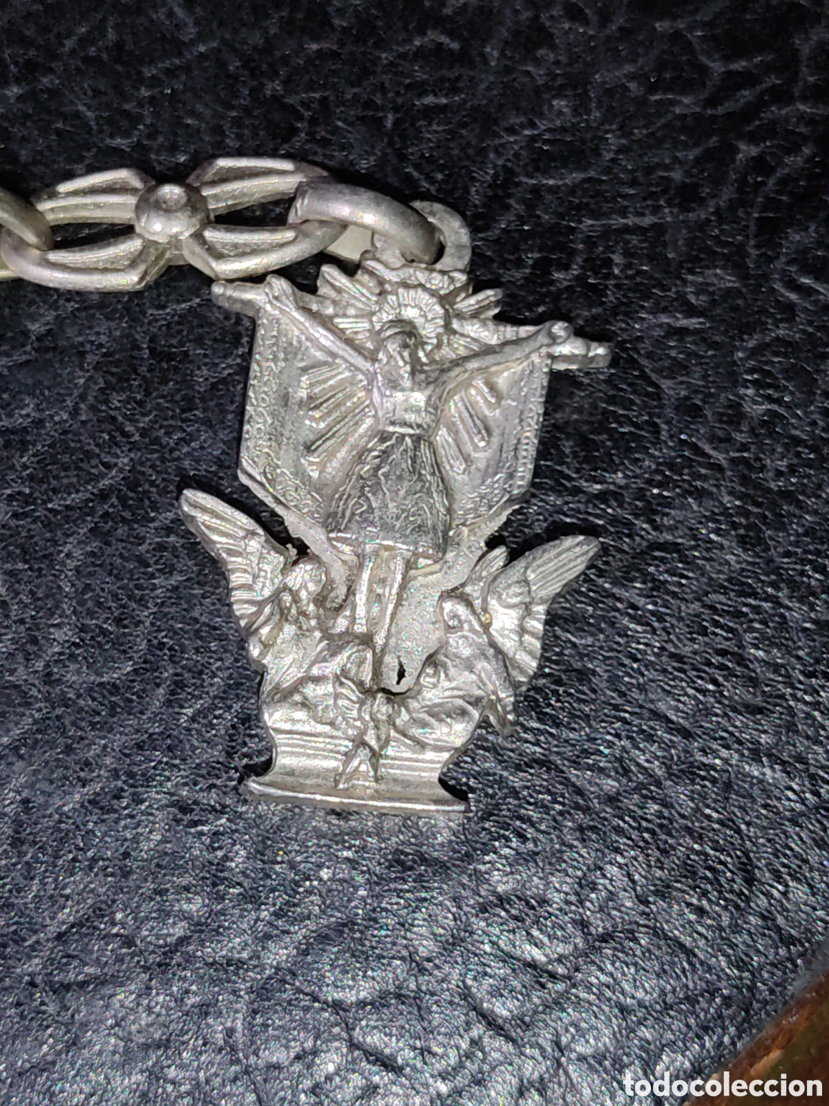Coleccionismo de llaveros: Llavero religioso de jes&uacute;s crucificado. - Foto 2
