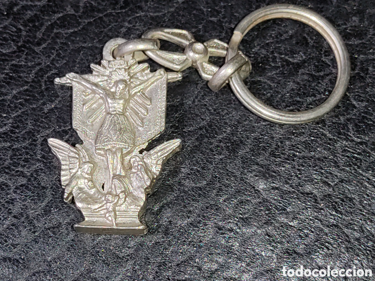 Coleccionismo de llaveros: Llavero religioso de jes&uacute;s crucificado. - Foto 1