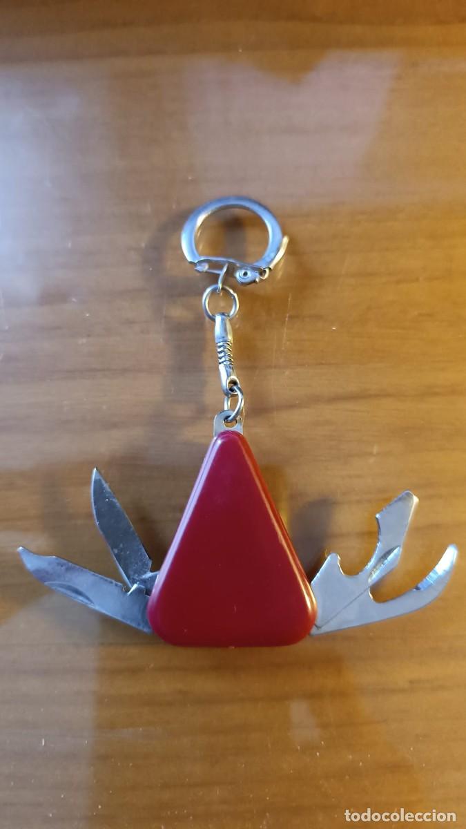 Coleccionismo de llaveros: LLAVERO NAVAJA TRIANGULAR ROSTFREI - A&Ntilde;OS 80 - VINTAGE. - Foto 1