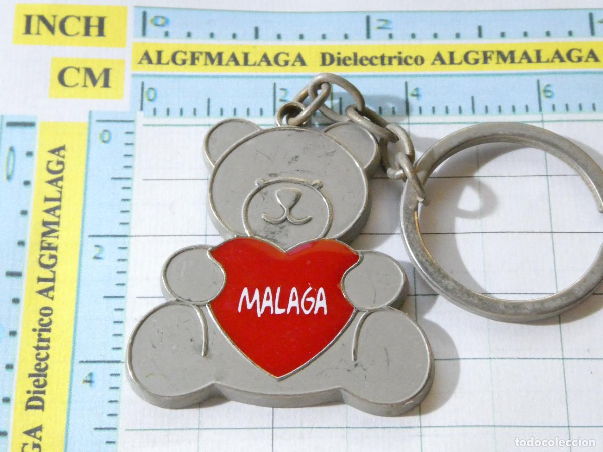 Coleccionismo de llaveros: LLAVERO DE TURISMO. M&Aacute;LAGA. OSO AMOROSO PELUCHE