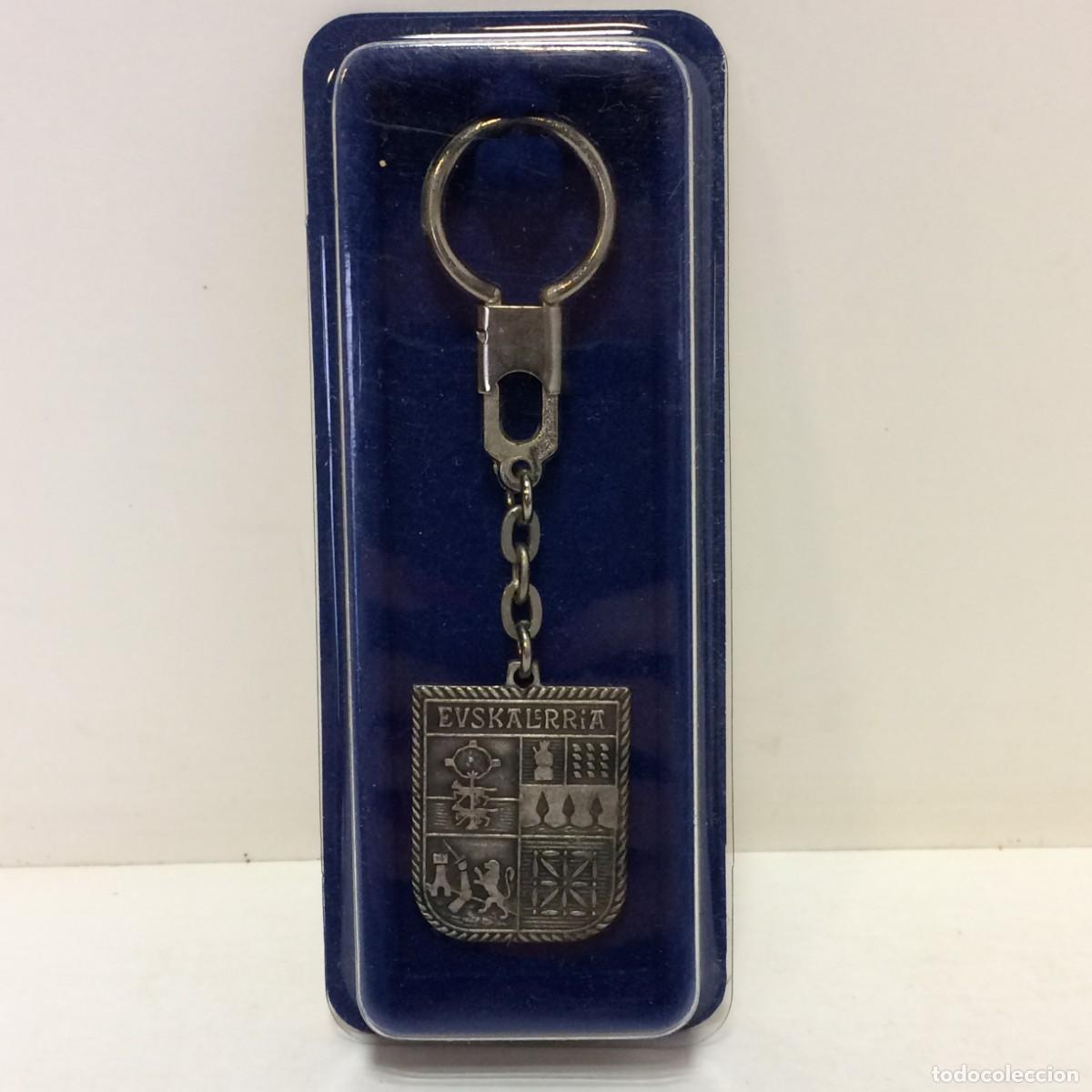 Collection of Keychains: Llavero: Antiguo Llavero Euskalerria - Escudo - Euskal Herria, Pa&iacute;s Vasco