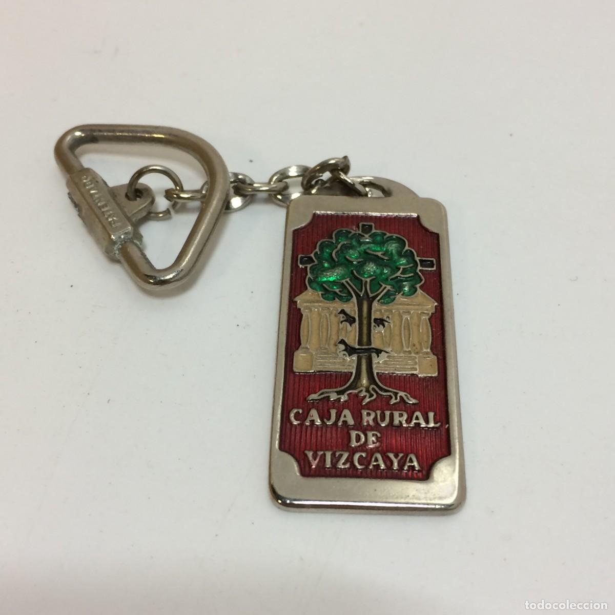 Collection of Keychains: Llavero: Antiguo Llavero Caja Rural de Vizcaya