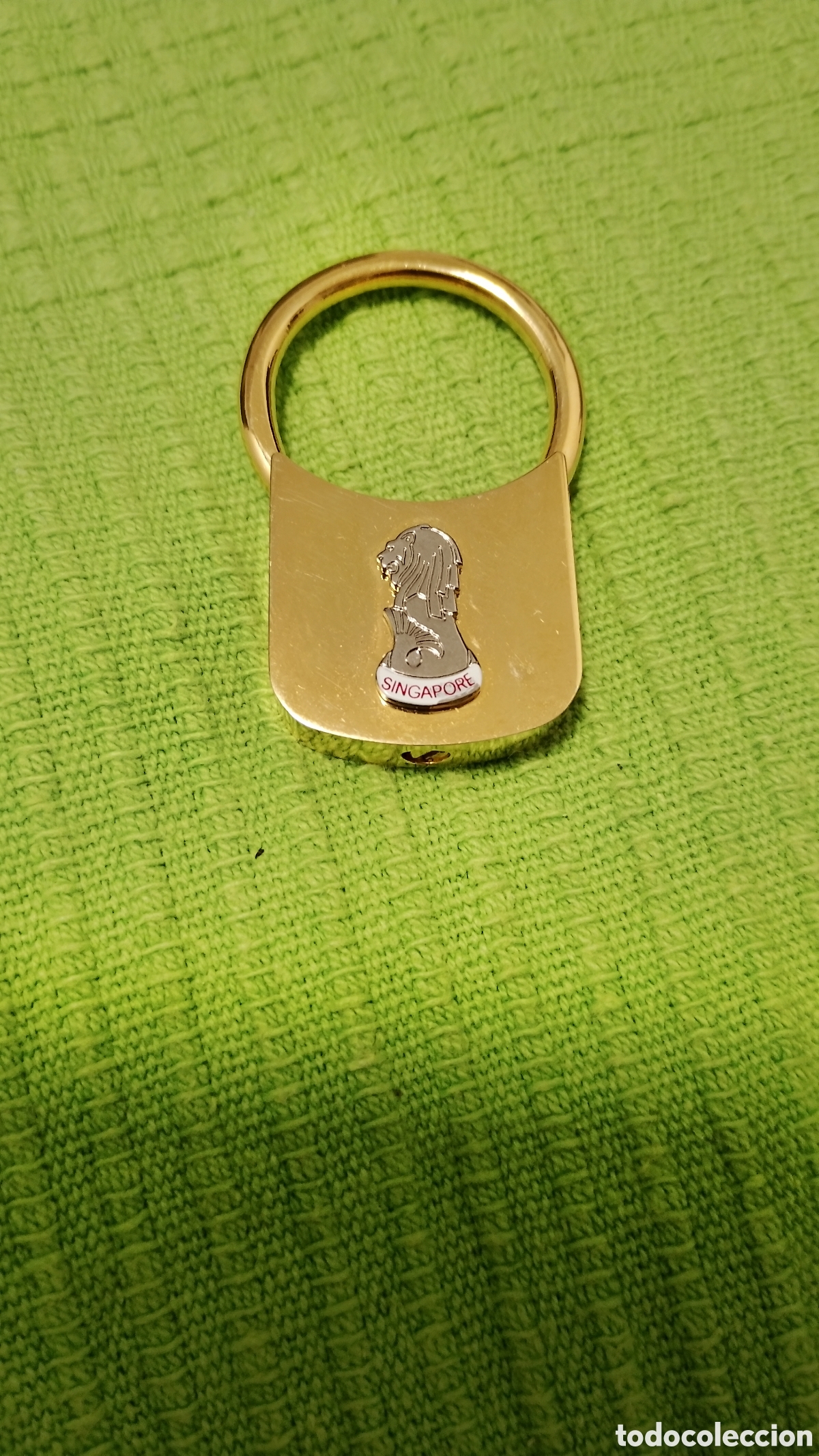 Sammlung von Schl&uuml;sselanh&auml;ngern: Llavero dorado de singapore