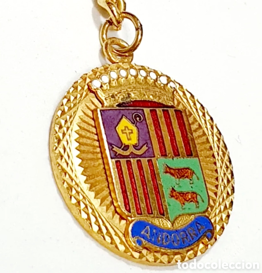 Coleccionismo de llaveros: LLAVERO DE ANDORRA ORIGINAL DE LA &Eacute;POCA - Foto 1