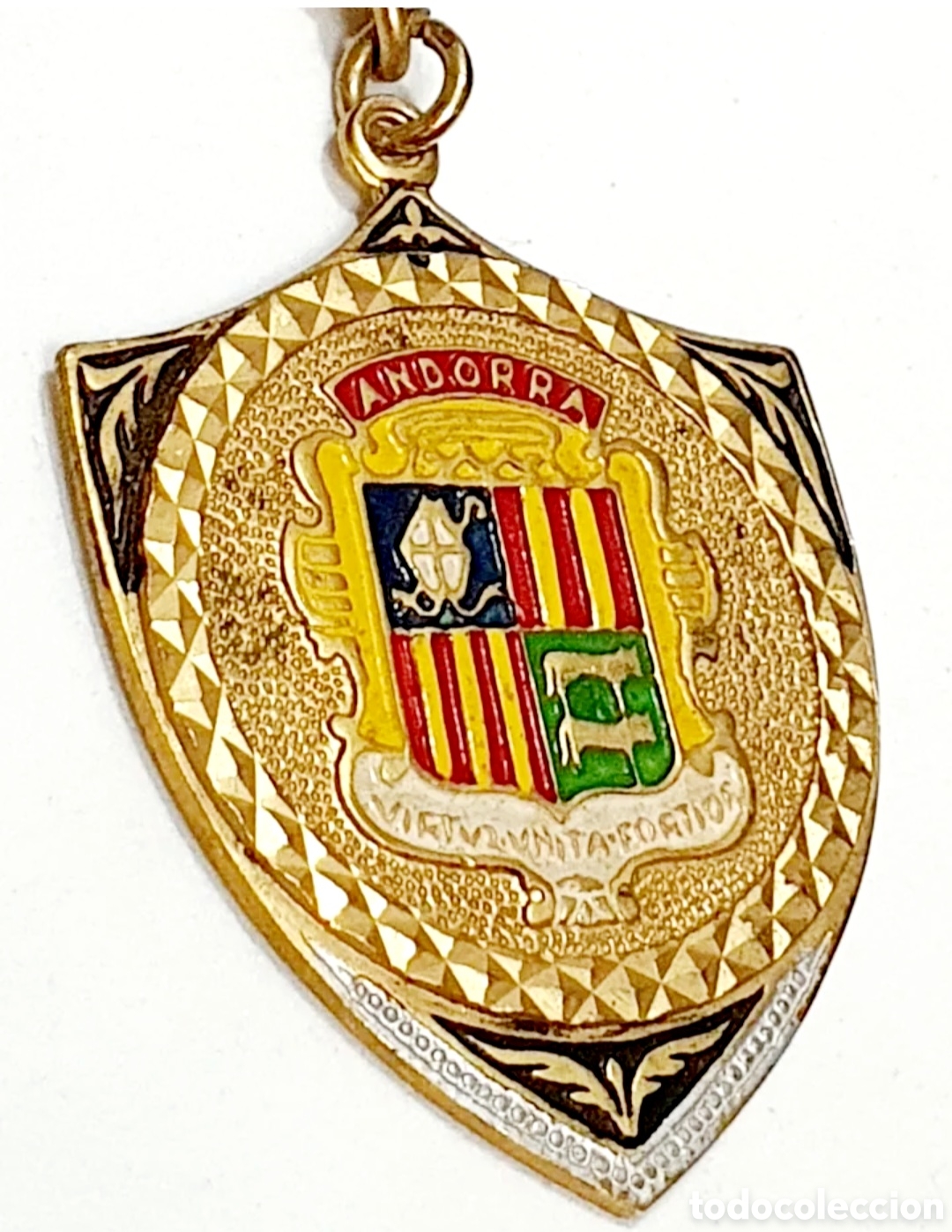 Coleccionismo de llaveros: LLAVERO DE ANDORRA ORIGINAL DE LA &Eacute;POCA - Foto 1