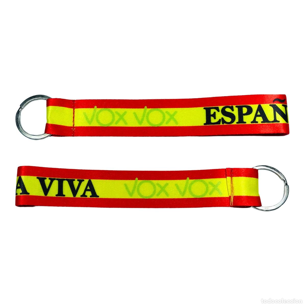 Collection of Keychains: Llavero Tela - Vox Espa&ntilde;a Viva - K019